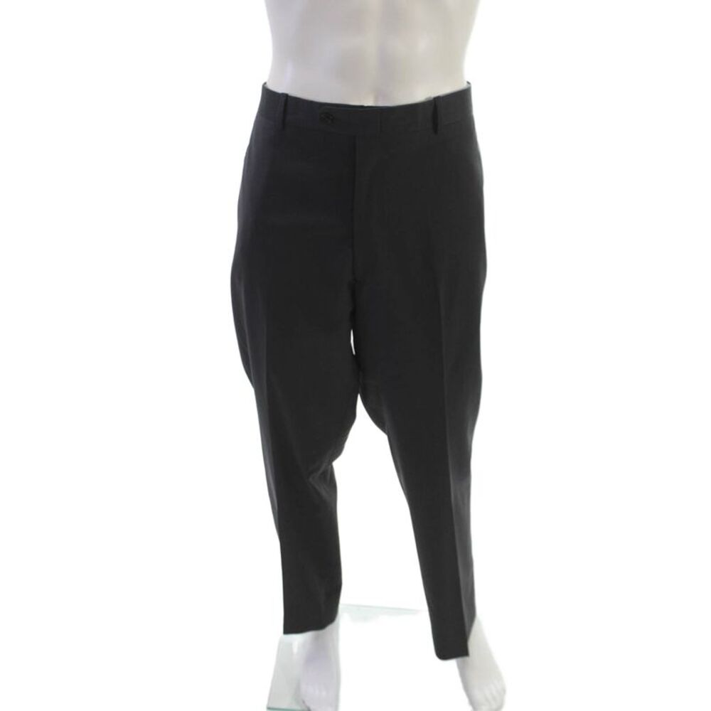 JB Britches Mens Dress Pants Gray Wool 30 Inseam Size 42